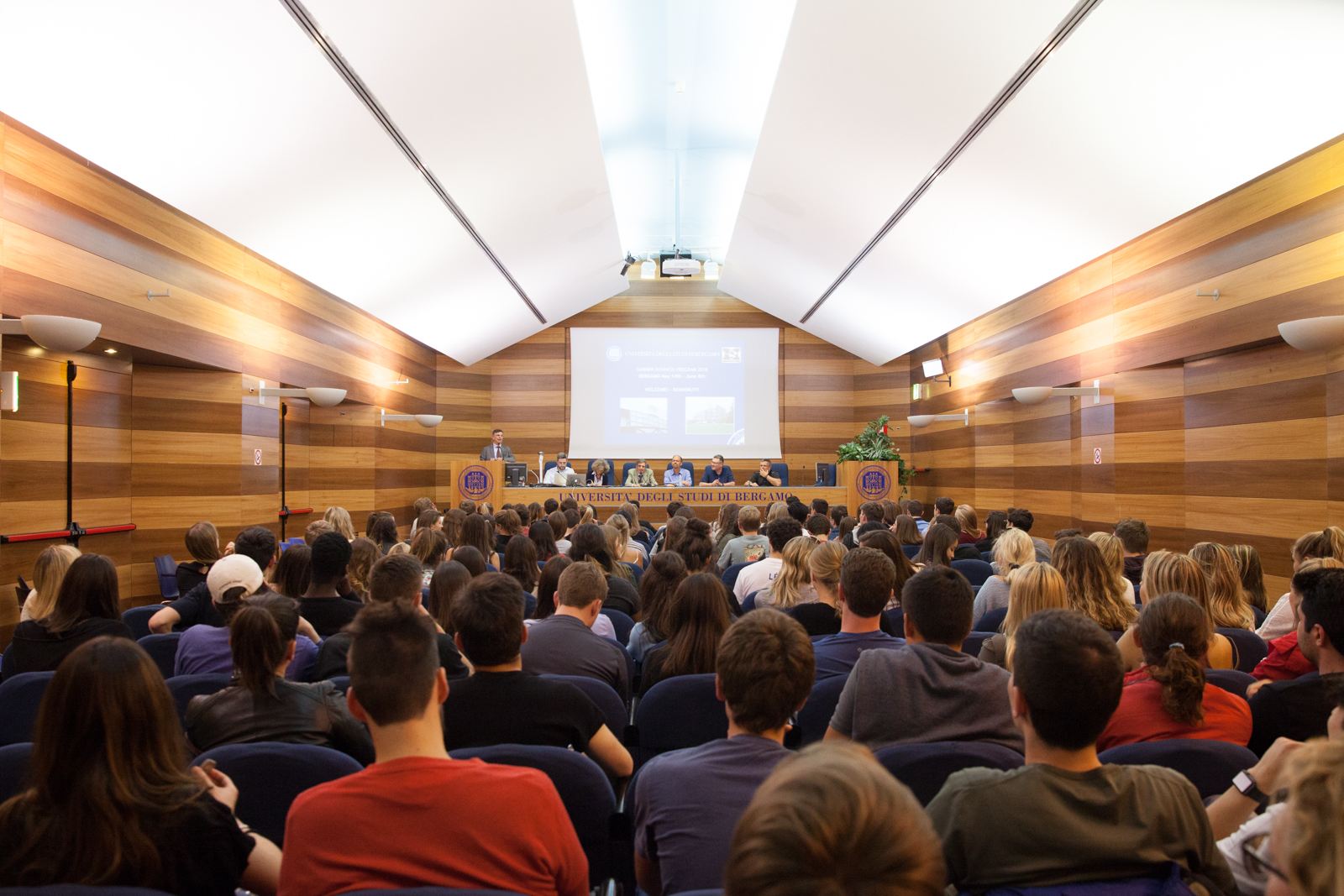Università di Bergamo: sport in aula